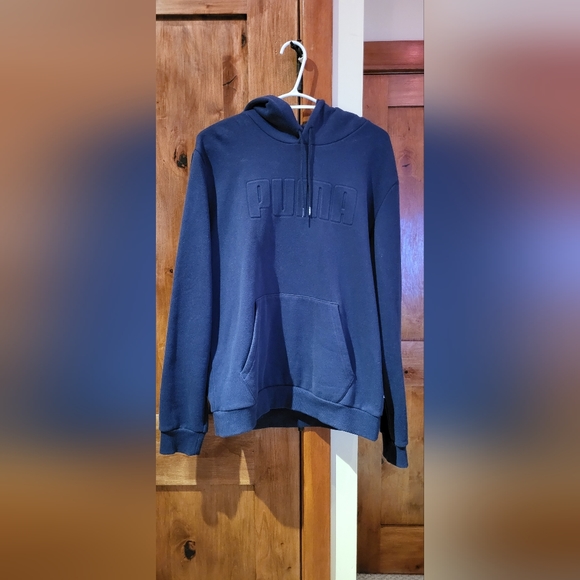 Navy Puma hoodie - Picture 1 of 3